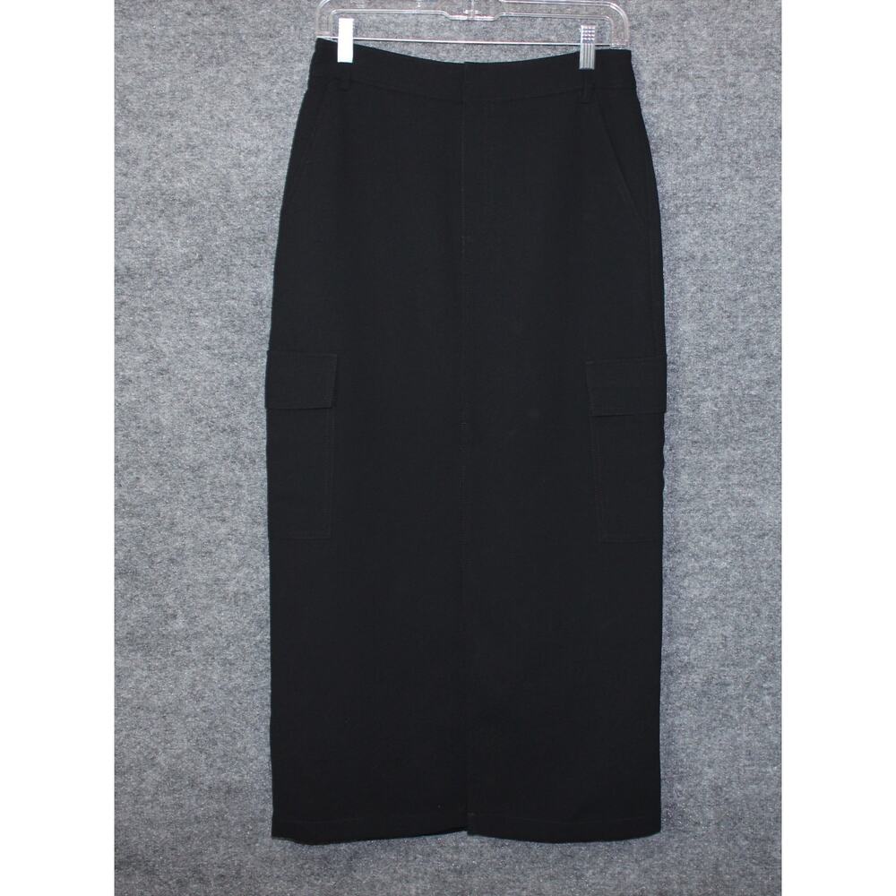 Gianni Bini Skirt Women's Size 4 Dani Cargo Maxi Black NTW Retail $129.00